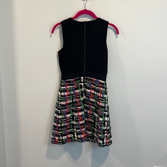 Milly Minis tweed Colorblock dress 14 - Picture 3 of 3